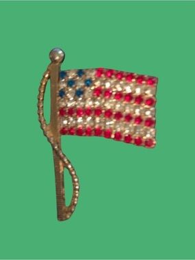 Vintage Rafaelian flag Brooch